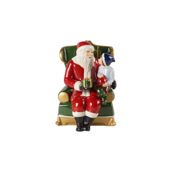 Villeroy & Boch - Christmas Toy's św. Mikołaj w fotelu, kolorowy