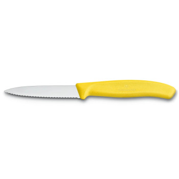 VICTORINOX - Swiss Classic - Nóż stołowy do warzyw żółty 8 cm