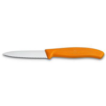 VICTORINOX - Swiss Classic - Nóż stołowy do warzyw pomarańczowy 8 cm