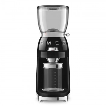SMEG - Elektryczny młynek do kawy, czarny CGF01BLEU