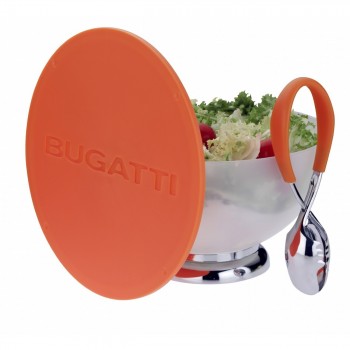 Bugatti Primavera- Salaterka + pomarańczowa pokrywa/deska do krojenia 65-7100COU